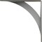 Ekena Millwork Legacy Steel Bracket, Stainless Steel 2"W x 16"D x 16"H BKTM02X16X16LESS - alternate 8
